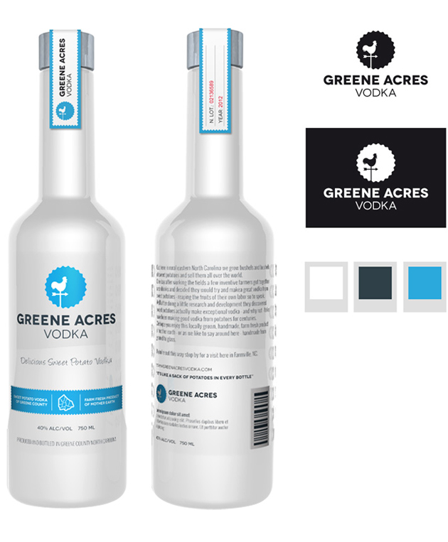 vodka bottle design pack packaging proposal